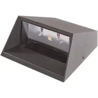LUCANDE Utomhusbelysning , Hanno, Svart, Balkong, Aluminium, Modern