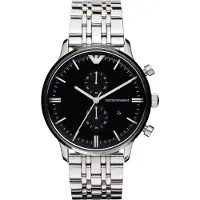 Giorgio Armani Analog klocka svart / silver