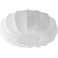 LINDBY Taklampa Helin , dimbar, Vitt / opal, Vardagsrum / matsal, Textil / tyger / siden, Skandinavisk, Taklampa