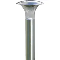 LINDBY Solcellslampa JOLIN , Aluminium / grå / zink, Rostfritt stål, Modern, Solcellslampor