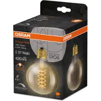 Osram HOMELIGHTING 4058075761612 LED-lamp EEK F (A - G) E27 Klotform 4.8 W = 37 W Varmvit (Ø x H) 95 mm x 95 mm 1 st