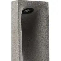 Faro LED pollare Grot, Aluminium / grå / zink, Betong, Modern, LED-utomhuslampa