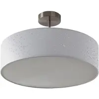 LINDBY Taklampa Umma , dimbar, Vitt / opal, Vardagsrum / matsal, Textil / tyger / siden, Modern, Taklampa