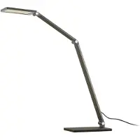 LUCANDE Bordslampa , Mion, dimbara, Grå, Arbetsrum / hemkontor, Metall, Modern