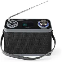 Nedis Dab+ Rddb5200bk Bärbar Radio