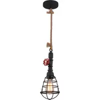 Näve Hänglampa, dimbar, Svart, Vardagsrum / matsal, Metall, Industriell design, Pendellampa
