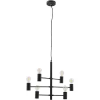 LUCANDE Taklampa , Aidas, dimbara, Svart, Matsal, Metall, Modern