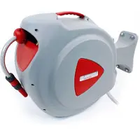 Holzmann Maschinen WSR30M Slangupprullare Slang-inner-Ø=12.7 mm 30 m 1/2 tum 1 st Röd, Grå