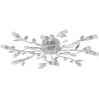LINDBY LED taklampa Bolonia , Brun / mässing, Vardagsrum / matsal, Metall, Lantlig / rustik, LED-taklampa