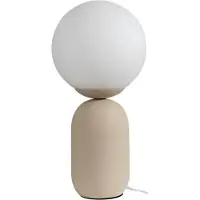 LINDBY Bordslampa , Lennes, Vit, Vardagsrum, Glas, Modern