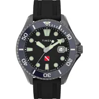 Timex Deep Water Automatisk Herrklocka - Svart (Ø 44 mm)