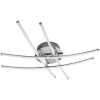 LINDBY LED taklampa Yael , Förkromad / silver, Kök, Metall, Modern, LED-taklampa