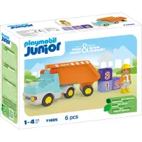 Playmobil Junior - Dump Truck - 71685 - 6 Delar - - One Size - Leksaker