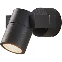 LUCANDE Utomhusbelysning , Kavuna, dimbara, Svart, Balkong, Aluminium, Modern