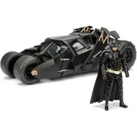 Jada Den Mörka Riddaren Batman Batmobil 2008 Metallbil + Figur