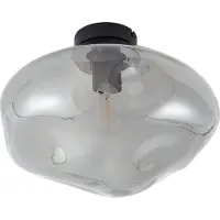 LINDBY Taklampa Lelia , dimbar, Aluminium / grå / zink, Vardagsrum / matsal, Metall, Design, Taklampa