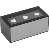 LUCANDE Utomhusbelysning , Selim, Svart, Aluminium, Modern