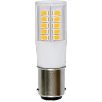 LIGHTME LM85356 LED-lamp EEK E (A - G) B15d 4.9 W = 48 W Varmvit (Ø x H) 18 mm x 57 mm ej dimbar 1 st