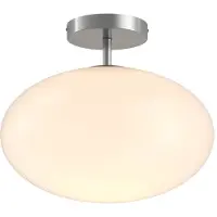 LINDBY Taklampa Sonika , dimbar, Aluminium / grå / zink, Vardagsrum / matsal, Taklampa