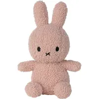 Nijntje Gosedjur - 23 cm - Miffy Sitting Tiny Teddy - Rosa - - One Size - Gosedjur