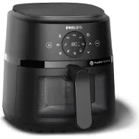 Philips Airfryer - NA210/00 - 2000-serien - Kapacitet 3,2 liter - 13 tillagningsnivåer - 1300 W - Svart
