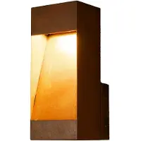 Konstsmide Rho 7359-970 Utomhusväggbelysning EEK: F (A - G) LED 8 W Rostfärgad