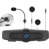 Midland Albrecht BPA 400 headset för hjälm, Bluetooth, trådlöst (15540)