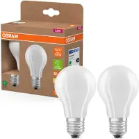 Osram HOMELIGHTING 4099854253775 LED-lamp EEK A (A - G) E27 Päronform 7.2 W = 100 W Varmvit (Ø x H) 60 mm x 60 mm Filament 2 st
