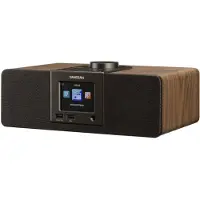Sangean WFR-32 Internet-bordsradio Internet Bluetooth, AUX, USB, Internetradio inkl. fjärrkontroll Svart, Trä