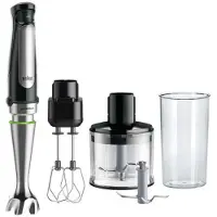 Braun MultiQuick 7 0X22111427, Stavmixer, Iskrossning, 1,2 m, 1000 W, Svart, Satinstål