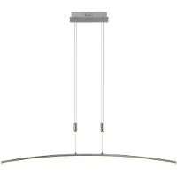 LINDBY Pendellampa Phillie , dimbar, Aluminium / grå / zink, Vardagsrum / matsal, Metall, Modern