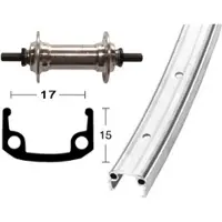 Winora Group Aluminium Wheel 27´´ Framhjul