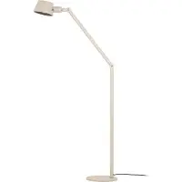 LUCANDE Golvlampa Silka , Creme / bärnsten, Arbetsrum / kontor, Metall, Modern, Golvlampa