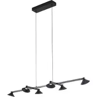 LUCANDE Taklampa , Steve, dimbara, Svart, Matsal, Metall, Modern