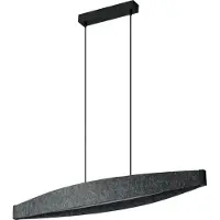 Osram Pendellampa Decor Flat Felt, Aluminium / grå / zink, Vardagsrum / matsal, Aluminium / grå / zink, Modern