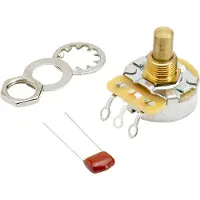 Fender Volym/Ton 250 K No Load Solid Shaft Potentiometer