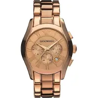 Emporio Armani Emporio AR0365 Roséguld Kronograf Herrklocka