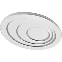 Osram LED taklampa ORBIS SPIRAL OVAL, Vitt / opal, Vardagsrum / matsal, Metall, Modern, LED-taklampa