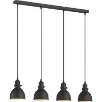 LINDBY Taklampa , Jasminka, dimbara, Svart, Kök, Metall, Industristil