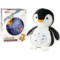 Leantoys mjuk penguin-mjukis med sänkeljus/ljud, natt- och dagläge