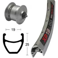 BikeParts Xp19 Qr Dynamo Shimano Nx32 Framhjul