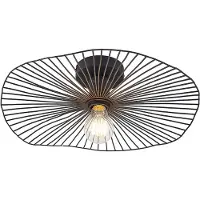 LINDBY Taklampa Ruota , dimbar, Svart, Vardagsrum / matsal, Metall, Vintage, Taklampa