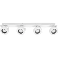 Osram LED-takspotlight VENUS, vit, 4 lampor, metall 3 000 K VENUS, Vitt / opal, Vardagsrum / matsal, Metall, Modern, LED-taklampa