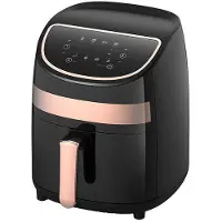 Deerma KZ100, Varmluftsfritös, 3 l, Single, Svart, Röra, 1000 W