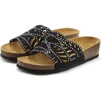 LASCANA Pantolette svart / transparent