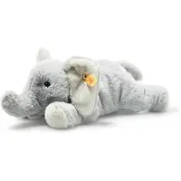 Steiff Soft Cuddly Friends Elna Elephant, ljusgrå