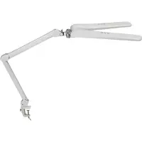 MAUL Klämlampa MAULcraft duo, dimbar, Vitt / opal, Arbetsrum / kontor, Syntetmaterial, Modern, Klämlampa