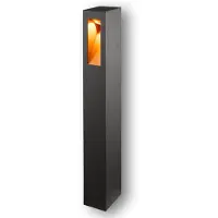 LUCANDE Utomhusbelysning , JENKE, Svart, Terrass, Metall, Modern