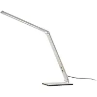 LUCANDE Bordslampa , Nicano, dimbara, Metallisk, Arbetsrum / hemkontor, Metall, Modern