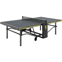 Sponeta Bordtennisbord hopfällbart utomhus på hjul